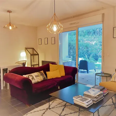 T2 Entre Ocean Et Montagnes*jardin*wifi Gratuit*